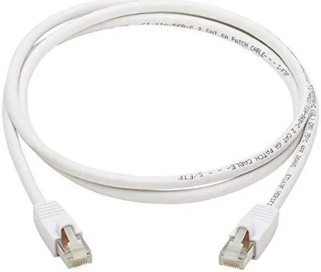 Alt view image 5 of 5 - TRIPP LITE N262AB-005-WH 5 ft. Cat 6A White Safe-IT Cat6a 10G Certified Snagless Antibacterial S/FTP Ethernet Cable (RJ45 M/M), PoE, White