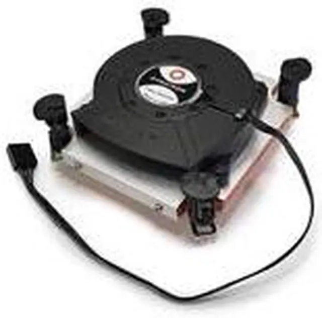 Alt view image 5 of 6 - Dynatron Q8 1U Copper HeatSink with Skiving Fins for LGA 1700 Socket