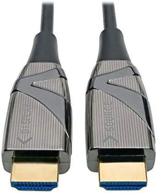 Alt view image 3 of 4 - Tripp Lite Fiber Optic HDMI 2.0 (Active HDMI Cable), High Speed HDMI Cable, 4K, 60Hz, 4:4:4, 18 Gbps, 10 m. (33 ft.) Black (P568-10M-FBR)