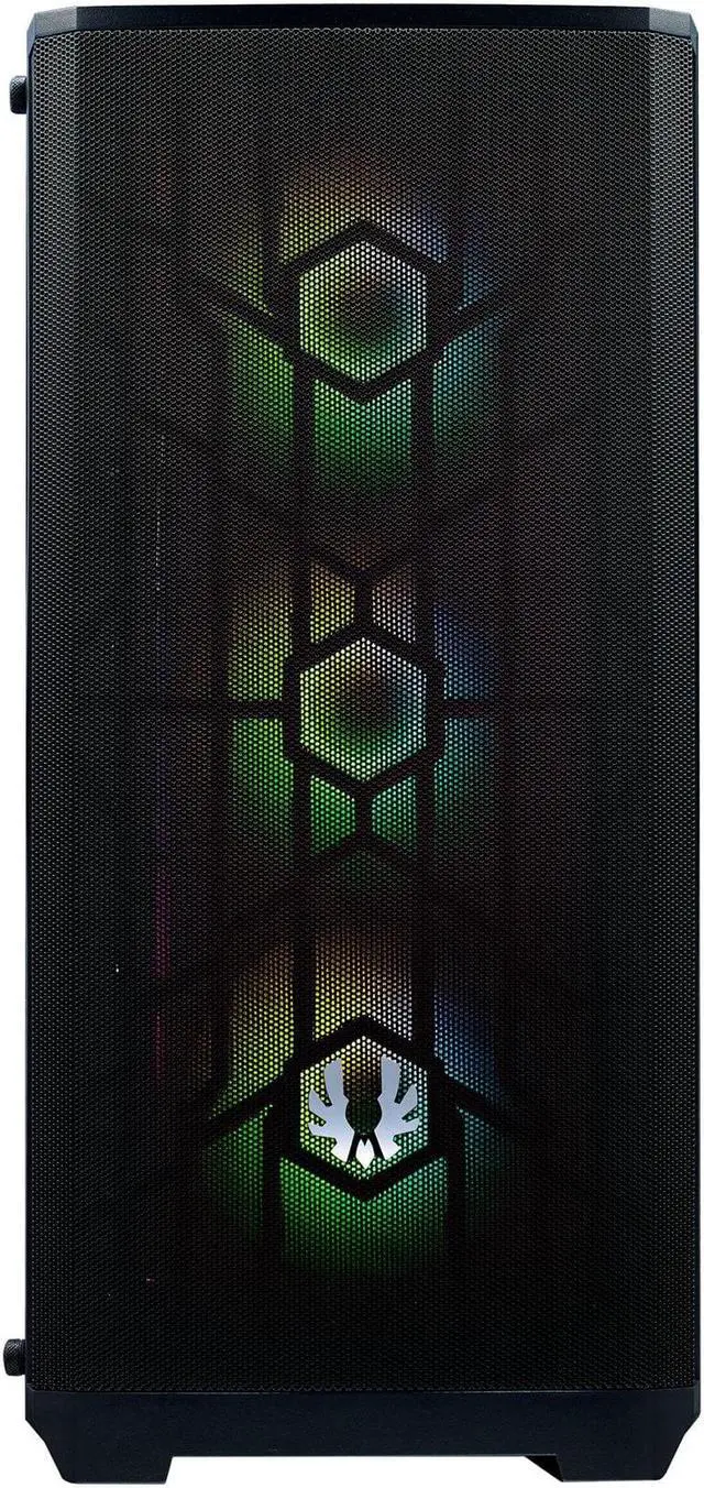 Alt view image 8 of 8 - BitFenix NOVA MESH SE TG ARGB Edition Case, Black Body/Black Mesh, Tempered Glass Side Panel, ATX/Micro ATX/Mini ITX Form Factor, 4 x 3 pin 5V ARGB Fans Pre-installed, BFC-NSE-300-KKGSK-4A