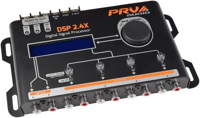 Alt view image 8 of 8 - PRV Audio Digital Audio Processor/Crossover and Equalizer Four Channels DSP2.4X