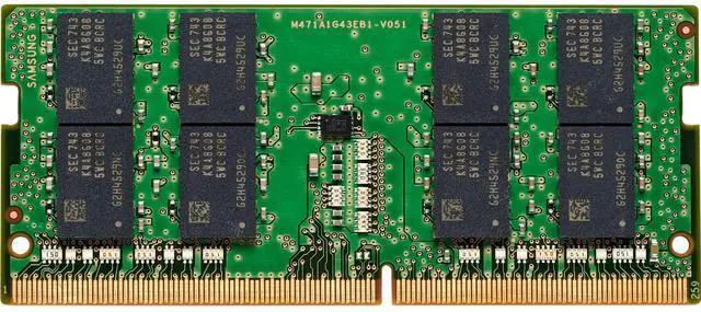Alt view image 2 of 3 - HP 16GB DDR5 SDRAM Memory Module For Notebook - 16 GB (1 x 16GB) - DDR5-4800/PC5-38400 DDR5 SDRAM - 4800 MHz - Non-ECC - Unbuffered - 262-pin - SoDIMM  4M9Y5AA