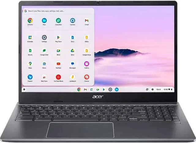 Alt view image 2 of 2 - Acer Chromebook Plus 515 CBE595-2T CBE595-2T-538C 15.6" Touchscreen Chromebook - Full HD - Intel Core 5 120U - 16 GB - 256 GB SSD - English (US) Keyboard - Iron
