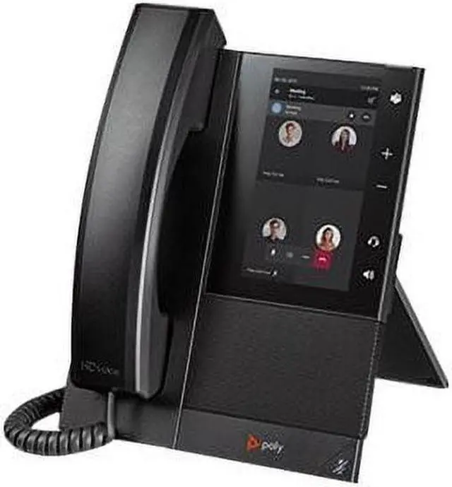 Alt view image 8 of 9 - Poly CCX 500 IP Phone Corded Corded/Cordless Bluetooth Desktop Black 849A4AA