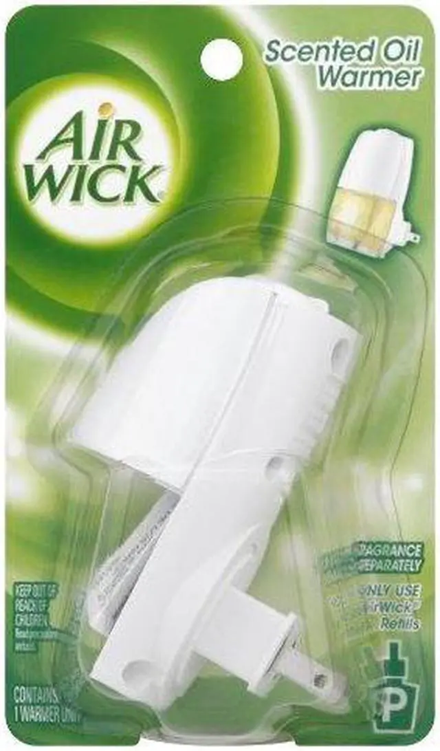 Alt view image 10 of 10 - Air Wick Scented Oil Warmer 1 3/4w x 2 11/16d x 3 5/8h White/Gray 6/Carton 78046