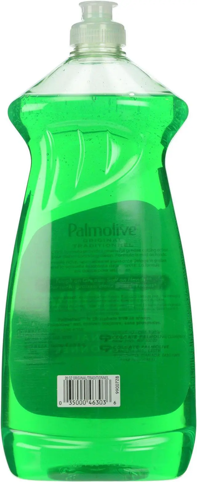 Alt view image 6 of 6 - Palmolive Original Dish Liquid - Liquid - 0.22 gal (28 fl oz) - 9 / Carton - Green CPC46303CT