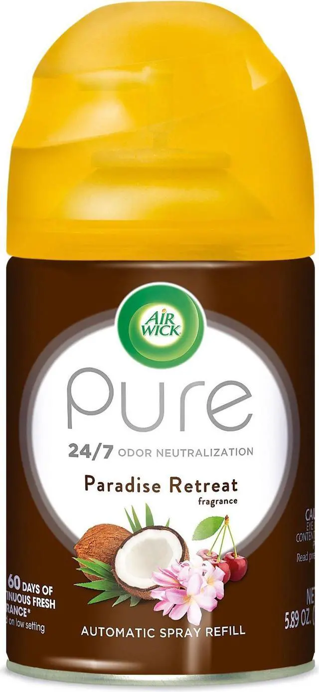 Alt view image 14 of 14 - Air Wick Freshmatic Life Scents Ultra Refill Paradise Retreat 6.17 oz Aerosol 91099EA