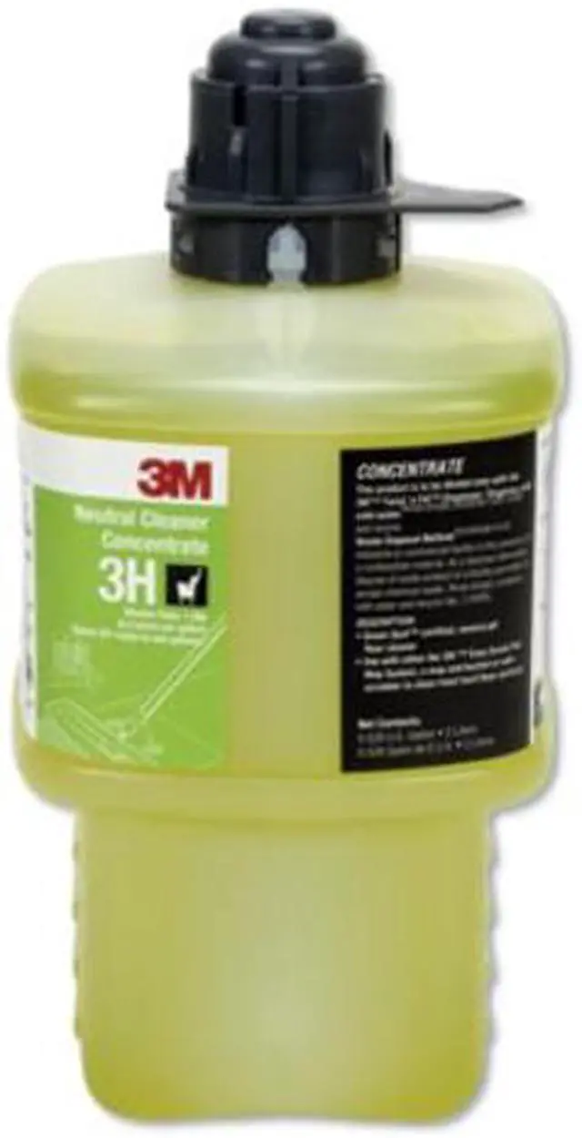 Alt view image 5 of 5 - 3M 3H Neutral Floor Cleaner,Size 2L,Yellow