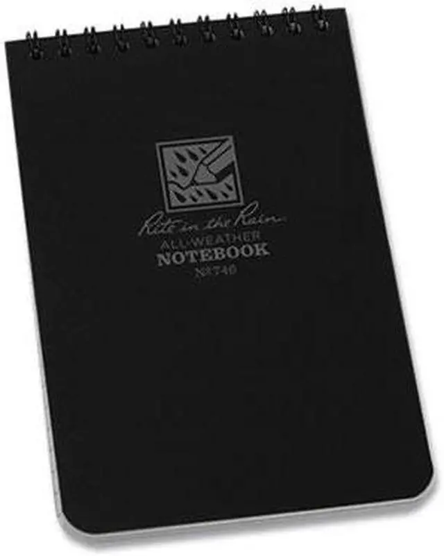 Alt view image 8 of 9 - RITE IN THE RAIN 746 All Weather Spiral Notebook,Uni,4in.x6in