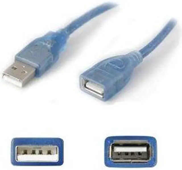 Alt view image 10 of 10 - Addon 15Ft Usb 2.0 (A) Male To Female Black Extension Cable