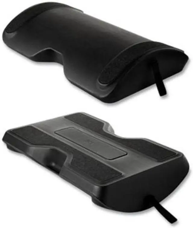 Alt view image 13 of 13 - 3m Foot Rest for Standing Desks, 19.98 x 4.2 x 19.97, Black (MMMFR200B)