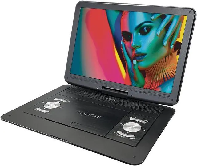 Alt view image 6 of 6 - Proscan PDVD1332 13.3 inch Portable DVD Player - Black