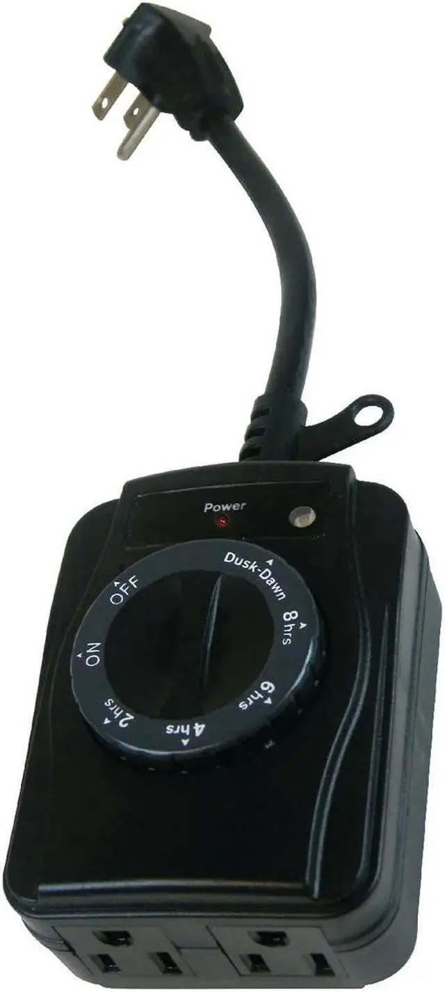 Alt view image 3 of 3 - prime wire & cable tnocd002 2outlet turn dial pigtail