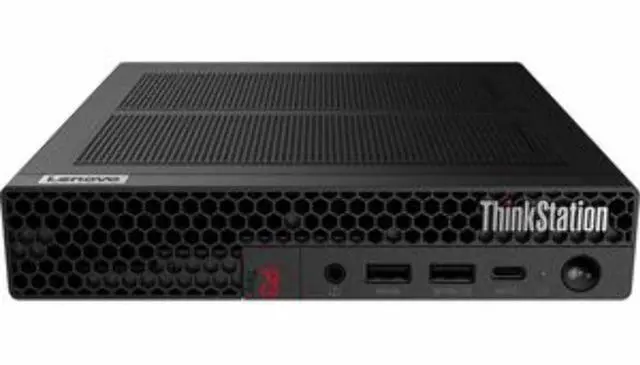 Alt view image 8 of 9 - Lenovo ThinkStation P3 30H0006YUS Workstation - 1 x Intel Core i7 14th Gen i7-14700 - 32 GB - 1 TB SSD - Tiny - Black - Intel Q670 Chip - Windows 11 Pro - Intel UHD Graphics 770 Graphics - NVMe Contro