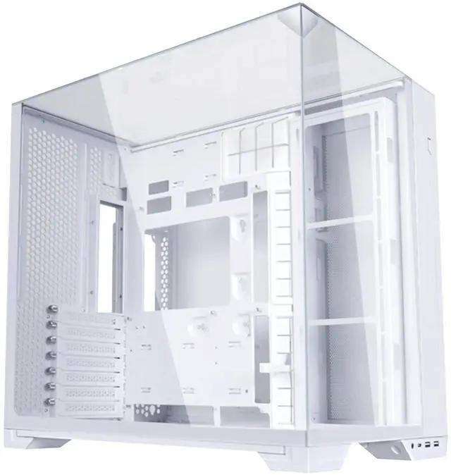 Alt view image 9 of 8 - LIAN LI O11 vision compact white color Aluminum / Steel / Tempered Glass ATX Mid Tower computer Case ----O11VPW