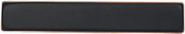 Alt view image 3 of 3 - Azio Palm Rest Retro Artisan Black Leather w/Copper Alum