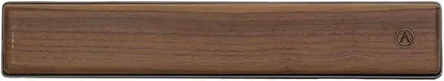 Alt view image 2 of 2 - Azio Palm Rest Retro Elwood Walnut Wood w/GM Aluminum