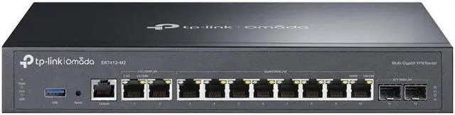 Alt view image 6 of 6 - TP-Link Omada ER7412-M2 Multi-Gigabit VPN Router | Quad-core | 2X 2.5G Ports | 1x USB 3.0 Port