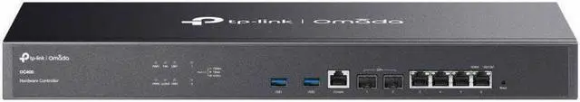 Alt view image 5 of 5 - TP-Link Omada Hardware Controller - 4 Ports - Manageable - Gigabit Ethernet, 10 Gigabit Ethernet - 1000Base-T, 10GBase-X - Twisted Pair, Optical Fiber - 1U High - Rack-mountable