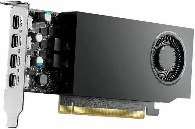Alt view image 2 of 2 - PNY A1000 VCNRTXA1000ATX-PB 8GB 128-bit GDDR6 PCIe 4.0 x8 Workstation Video Card