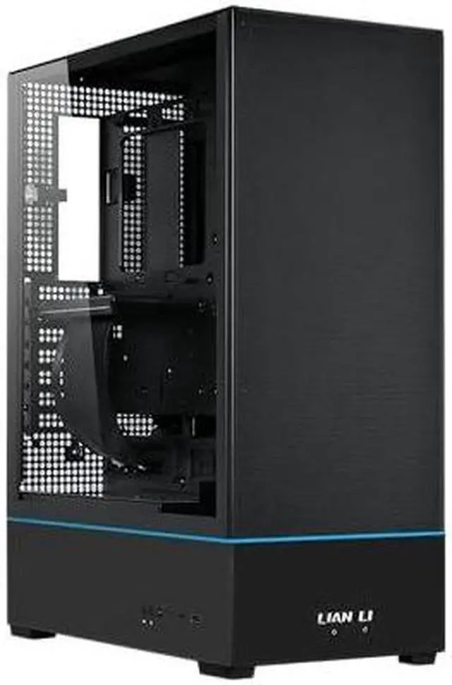 Alt view image 5 of 6 - Lian Li SUP 01-45L Stand-Up Platform case 120mm Fans-Dual ARGB Strips-Supports 360mm/280mm AIO-Black (SUP01X.US)