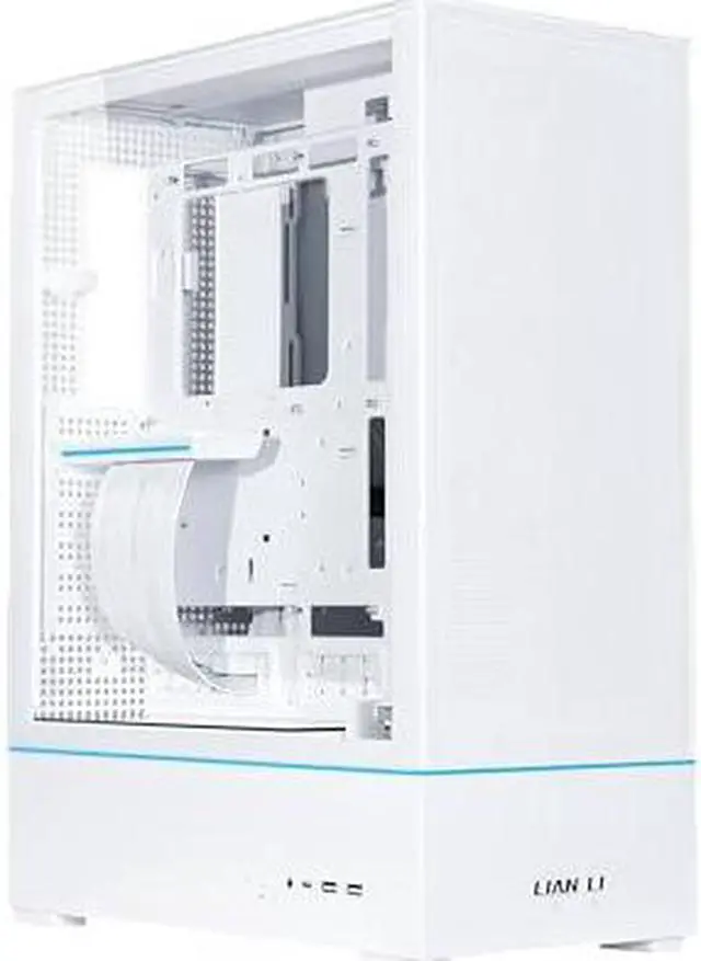 Alt view image 5 of 6 - Lian Li SUP 01-45L Stand-Up Platform case 3X 120mm Fans-Dual ARGB AIO-White (SUP01W.US)
