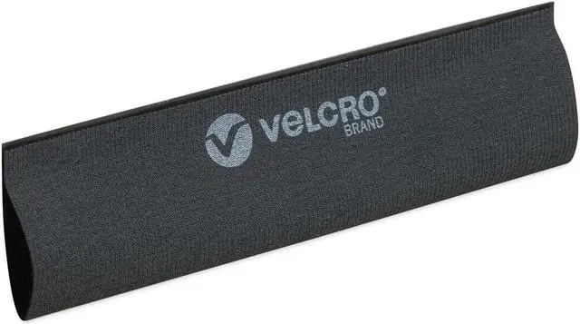 Alt view image 2 of 2 - Velcro Brand Mountable Cable Sleeve | Cord Management Mounts On Walls Desk Or Entertainment Center | Removable Adhesive Is Damage Free | 8In Black 2Pk 8In - 2Pk