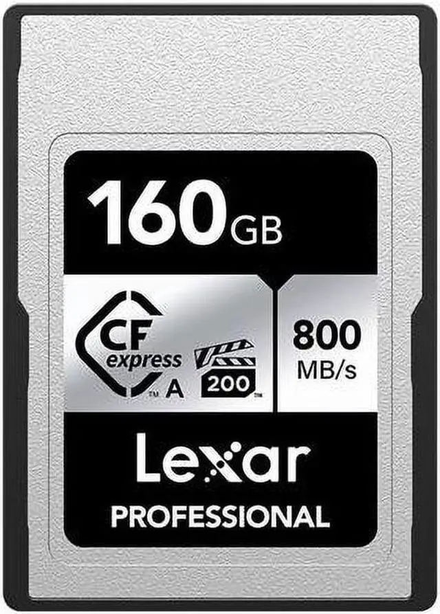 Alt view image 2 of 9 - Lexar 160Gb Professional Cfexpress Type A Silver Series Memory Card Compatible With Sony Cameras W/ Type A Card Slot Up To 800/700 Mb/S Read/Write 8K Video Vpg 200 (Lcaexsl160G-Rneng)