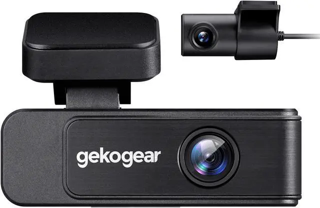 Alt view image 15 of 20 - GekoGear Dual Channel 4K Front and 1080P Rear Dash Cam
