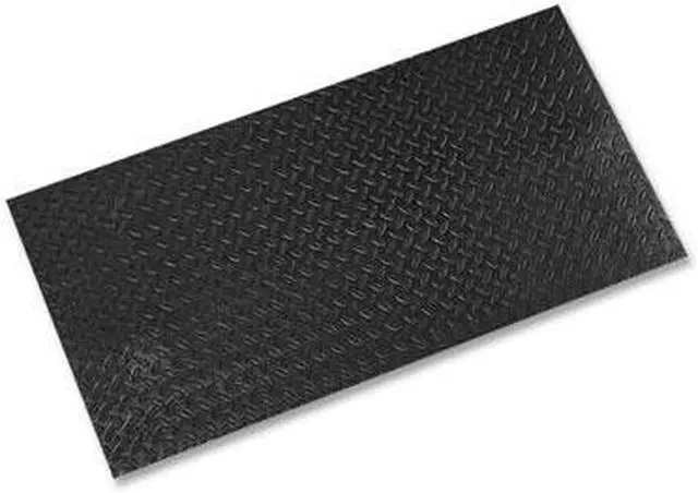 Main image of Tuff-Spun Foot-Lover Diamond Surface Mat Rectangular Black Diamond Embossed Surface 36" x 60" FL3660KD