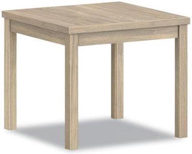 80000 Series Laminate Occasional Corner Table, 24d x 24w x 20h, Kingswood Walnut