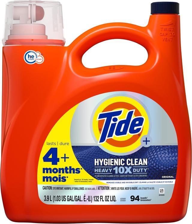 Liquid Laundry Detergent, Original Scent, 132 oz Pour Bottle, 4/Carton