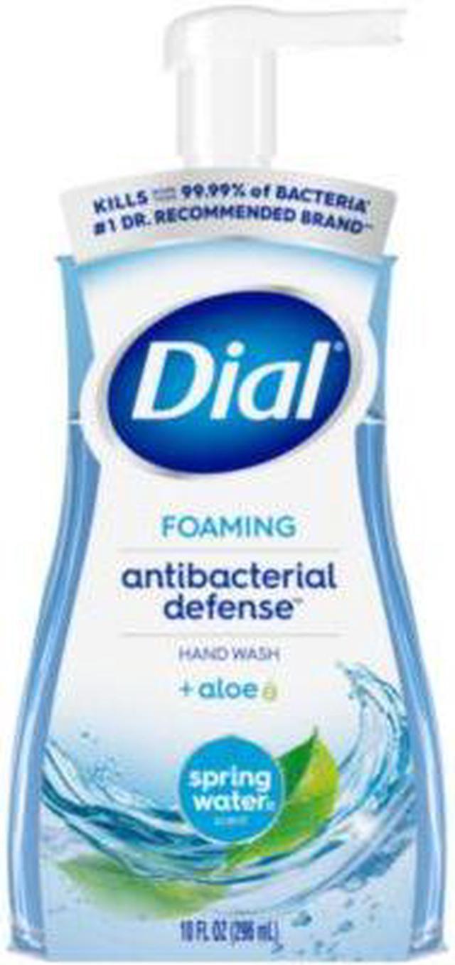 Antibacterial Foaming Hand Wash, Spring Water, 10 oz Pump Bottle, 8/Carton