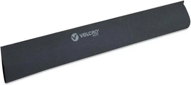Alt view image 2 of 2 - VELCRO Brand Cord Hider Wire Covers For Wall  Desk  3-Ft Cut to Length  Mountable Cable Sleeve with Removable Adhesive. Organize Messy Cables Behind TV or Electronics  Black VEL-30799-USA