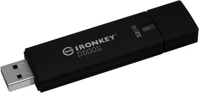 Alt view image 9 of 9 - IronKey D500S 32GB USB 3.2 Gen 1 Type A Flash Drive IKD500S32GB