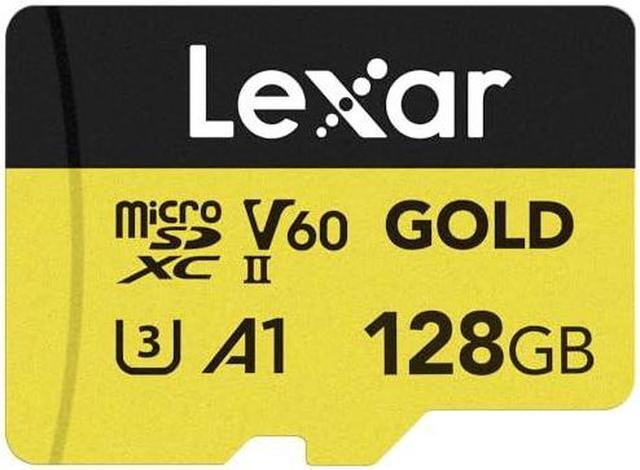 Alt view image 3 of 16 - Lexar Micro SD Professional GOLD UHS-II Flash Memory Card 128GB