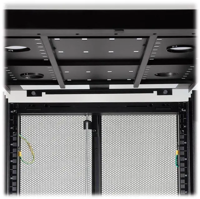 Alt view image 5 of 5 - Tripp Lite SR52UB 52U SmartRack Premium 52U Standard-Depth Rack Enclosure Cabinet