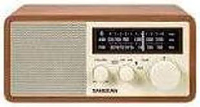 Alt view image 12 of 12 - Sangean WR-16 AM/FM Bluetooth Wooden Cabinet Radio