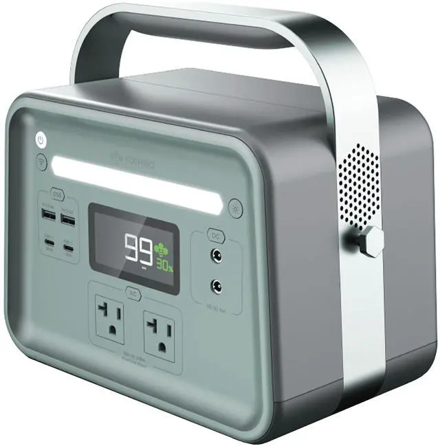 Alt view image 8 of 8 - Yoshino Solid-State Portable Power Station Push-Button Start Battery Generator 241Wh, 330W/500W Peak, Travel, Home, Camping