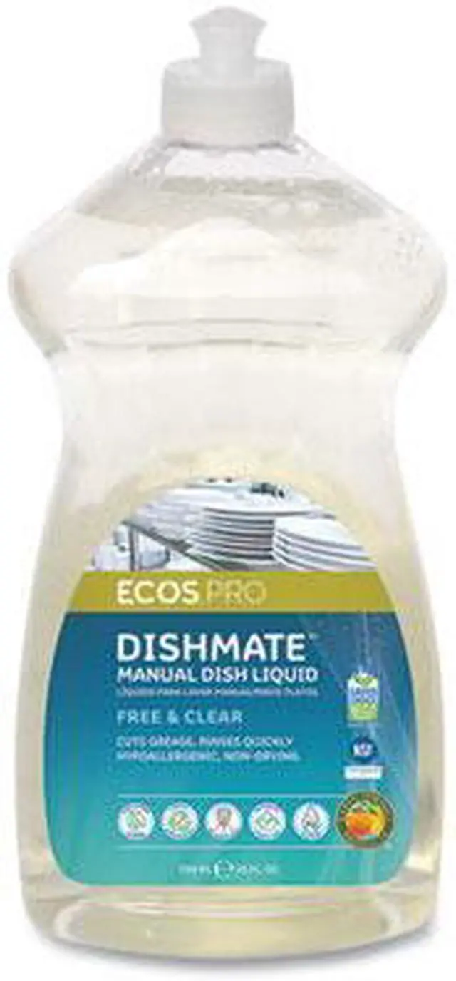 Alt view image 16 of 16 - Liquid Dish Detergent,25 oz.,Unscented EARTH FRIENDLY PRODUCTS PL9721/6