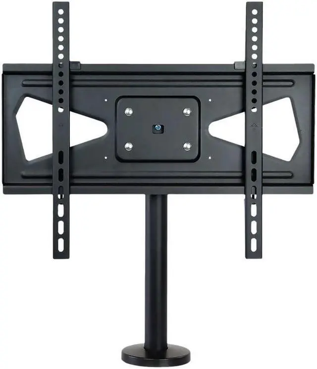 Alt view image 9 of 9 - Mount-It! Bolt Down TV Stand | Heavy Duty Swivel |Fits 32- 55 Inch TVs