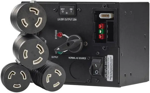 Alt view image 9 of 15 - Eaton Tripp Lite Series 5000VA & 6000VA UPS Battery Backup, 208V, 120V Stepdown Transformer & Maintenance Bypass Switch Accessory Options, AVR, Network Card, Extended Run (SU5-6KVA Series)