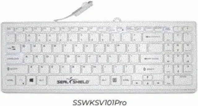 Main image of Seal Shield Cleanwipe Pro Waterproof Keyboard, Black SSKSV101PRO