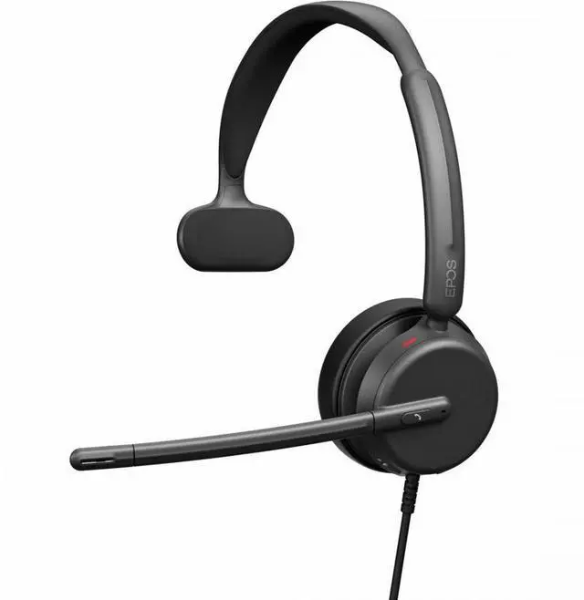 Alt view image 8 of 8 - EPOS IMPACT 430 Headset - Microsoft Teams Certification - Mono - USB Type C - Wired - 32 Ohm - 20 Hz - 20 kHz - On-ear - Monaural - 5.91 ft Cable - Noise Cancelling, Electret Condenser, Uni-directiona