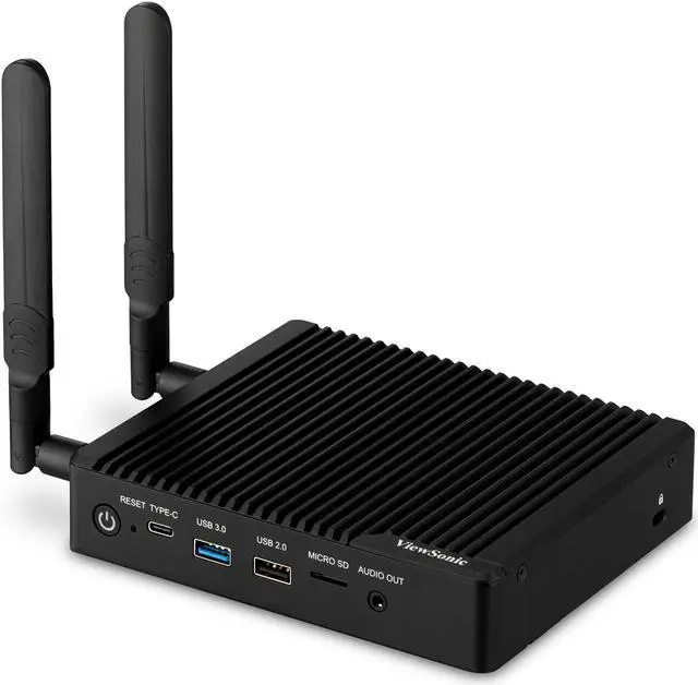 Alt view image 4 of 11 - ViewSonic VBS200-A ViewBoard Smart AV Controller for Monitors, Projectors, and Displays Compatible with RS232C with vCast License, HDMI, USB, and Mini DP Inputs