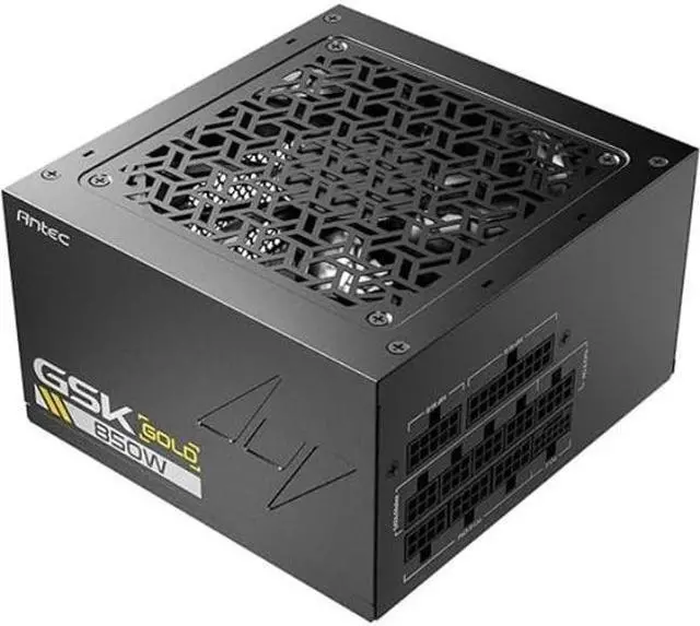 Alt view image 2 of 2 - ANTEC GSK850 ATX3.1, 850W Full Modular PSU, 80 Plus Gold Certified, PCIE 5.1 Support, PhaseWave Design, Japanese Caps, Zero RPM Manager, 120mm Silent Fan, 7-Year Warranty