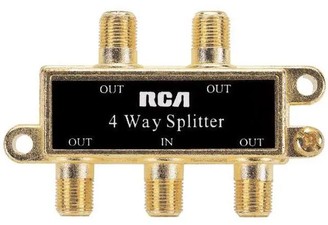 Alt view image 6 of 6 - RCA VH49R Splitter (4 way)