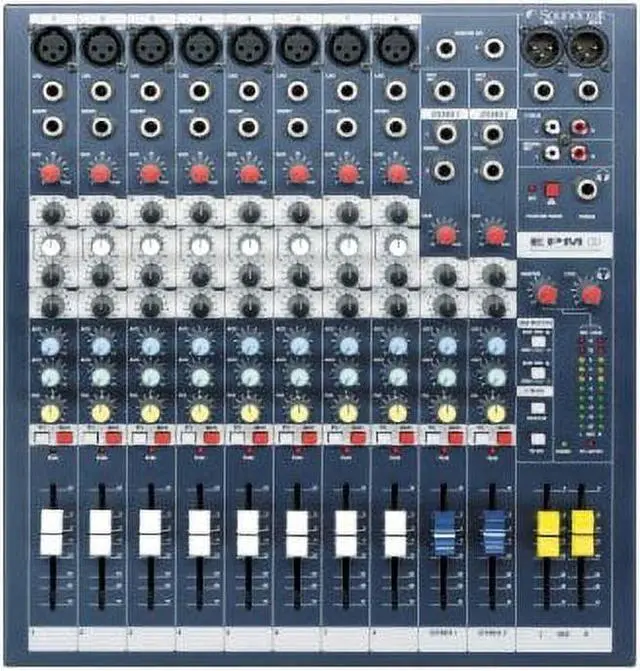 Alt view image 14 of 14 - Soundcraft EPM8 8 Mono + 2 Stereo Channel Recording & Live Sound Audio Console
