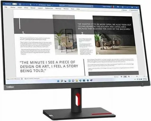 Alt view image 10 of 18 - Lenovo ThinkVision S27i-30 27 inch Monitor