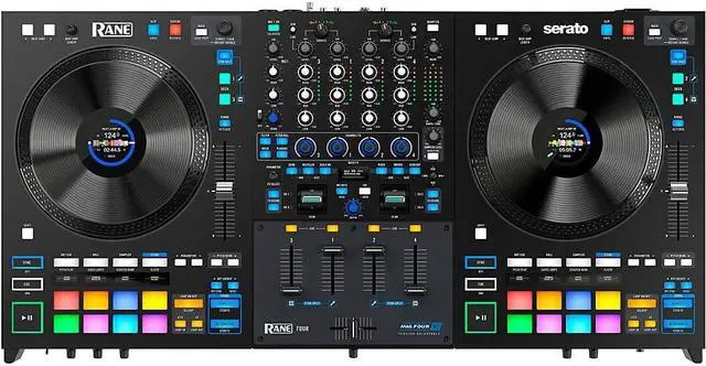 Alt view image 10 of 10 - RANE FOUR Advanced Four-Channel Stems DJ Controller Black
